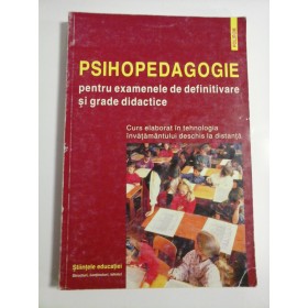 PSIHOPEDAGOGIE PENTRU EXAMENELE DE DEFINITIVARE SI GRADE DIDACTICE - BOGDAN BALAN, STEFAN BONCU, ANDREI COSMOVICI, ETC